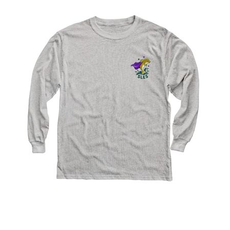 SLES Purple Up!, a Sport Grey Youth Long Sleeve Tee