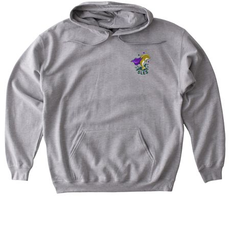 SLES Purple Up!, a Sport Grey Gildan Softstyle Pullover Hoodie