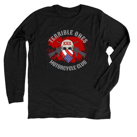 Splatter Softies, a Solid Black Blend Premium Long Sleeve Tee