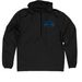 Outerwear, a Black Quarter-Zip Windbreaker