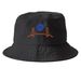 50501SF, a Black Printed Bucket Hat