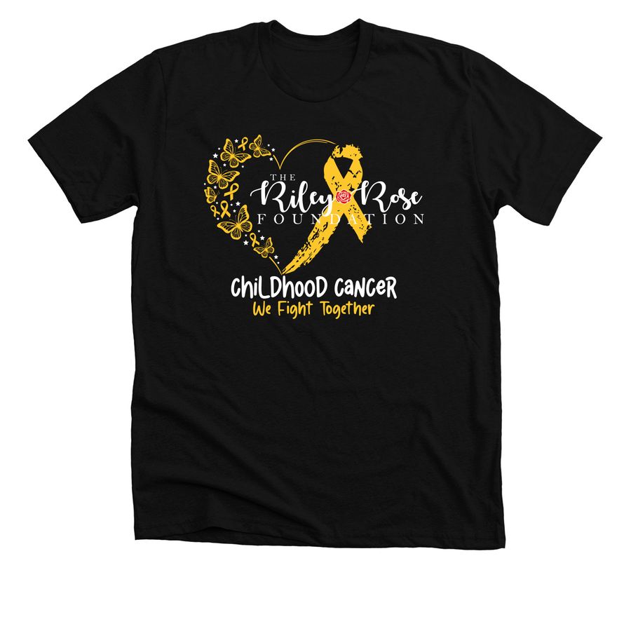 The Riley Rose Foundation Art Cart Campaign, a Solid Black Blend Premium Unisex Tee