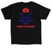 heart beat, a Black Classic Unisex Tee (back-view)