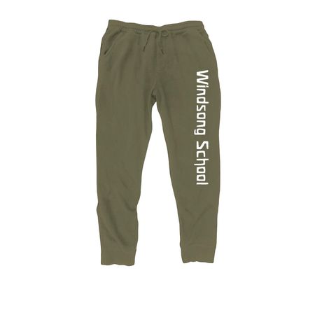 Windsong Logo Pants, a Army Midweight Fleece Joggers