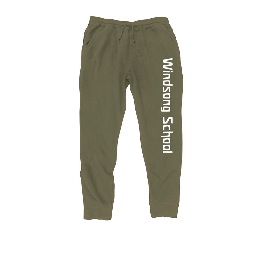 Windsong Logo Pants, a Army Midweight Fleece Joggers