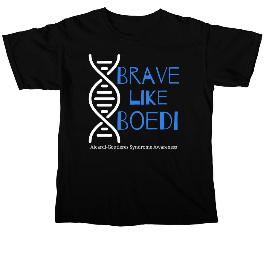 Brave like Boedi, a Black Comfort Colors Unisex Tee