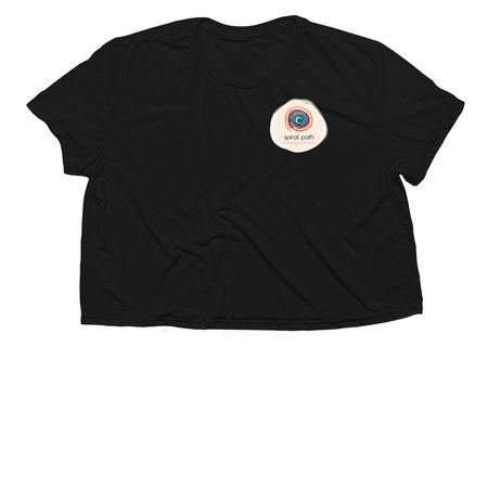 Keep Going, a Black Women?s Flowy Cropped Tee