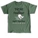 Lets flock together to support Jen!, a Military Green Classic Unisex Tee