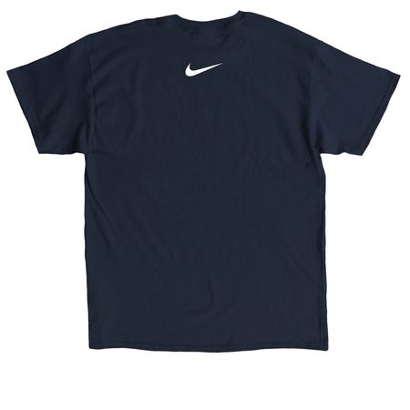 ATX BASKETBALL&nbsp;, a Navy Classic Unisex Tee (back-view)