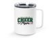 Cheer Mom - Travel Mug, a White Stainless Steel Travel Mug