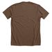 Locally Brewed, a Heather Brown Premium Unisex Tee (back-view)