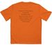 Wacky Canoe, a Deep Orange Classic Performance Tee (back-view)
