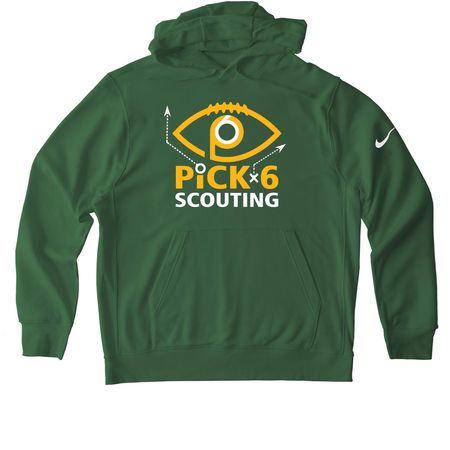 Pick-6 Performance, a Gorge Green Nike Club Fleece Pullover Hoodie