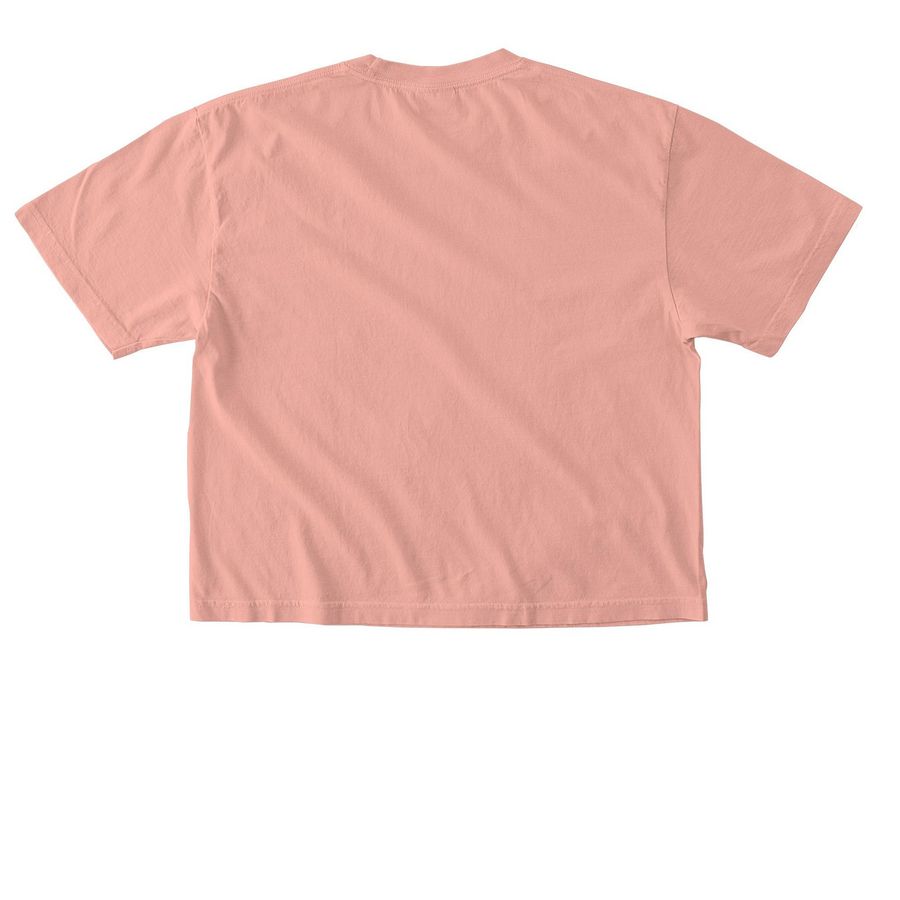 AHF Social Club Left Chest Print, a Peachy Comfort Colors Boxy Tee (back-view)