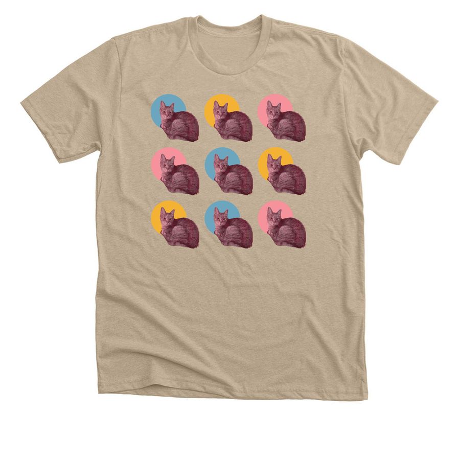 Princess Pizza Pizza Pizza, a Heather Tan Premium Unisex Tee