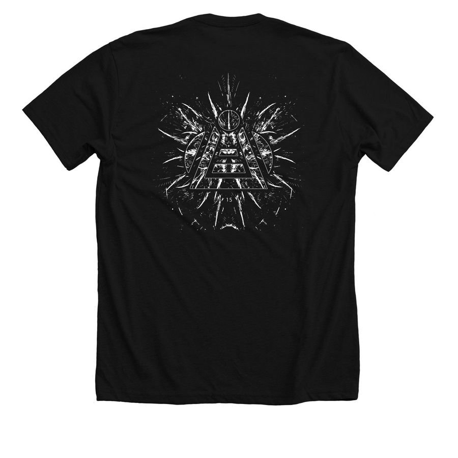 Equinox 2018, a Solid Black Blend Premium Unisex Tee (back-view)