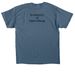 ALS WALK, a Indigo Blue Classic Unisex Tee (back-view)