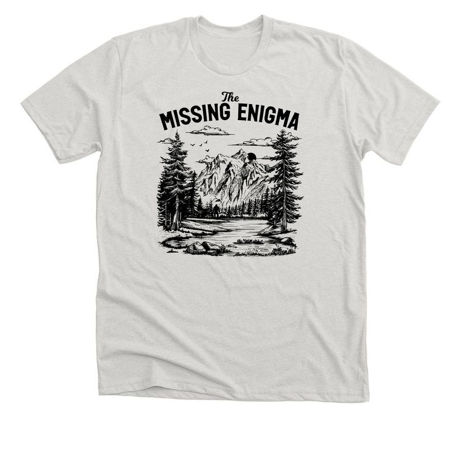 The Missing Enigma Tees & Sweatshirts, a Heather Cement Premium Unisex Tee