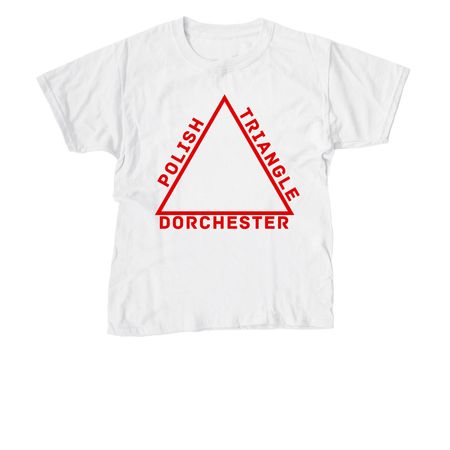 Polish Triangle - White, a White Youth Unisex Tee