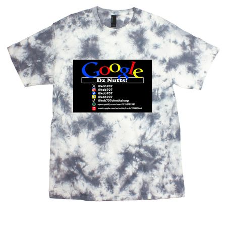 GOOGLE D?z NUTTS TEES & HOODIES, a Grey Crystal Tie Dye Tee