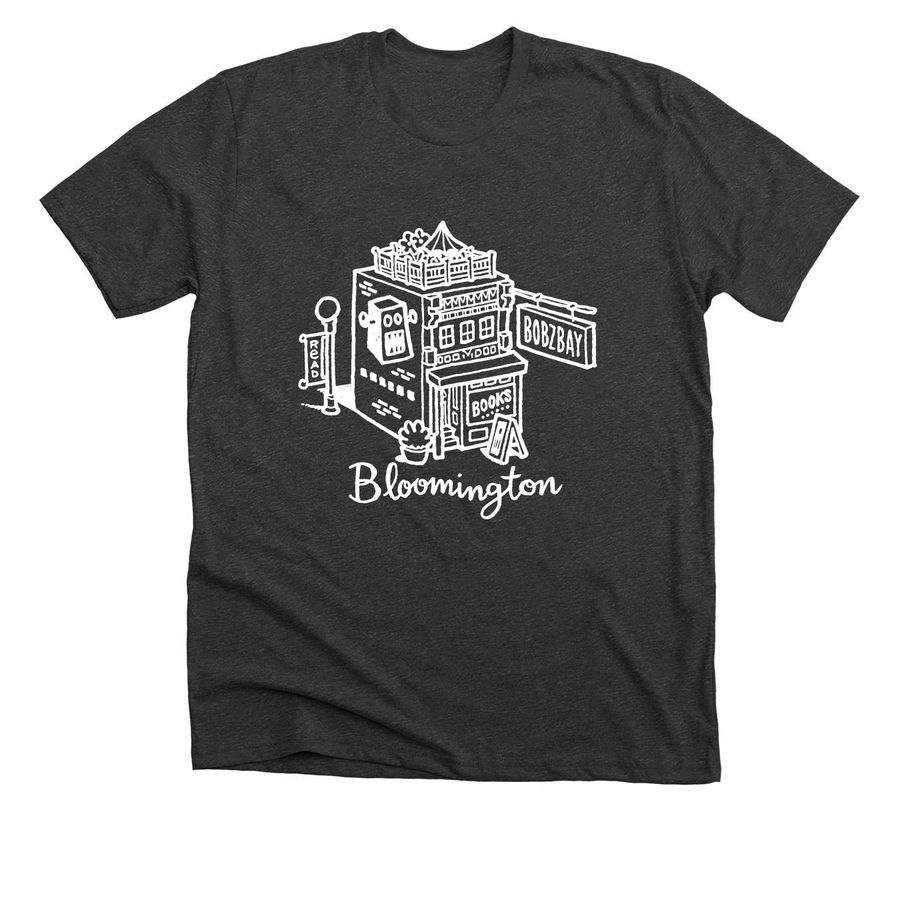 Bobzbay Bookstore Illustration white Logo Bonfire