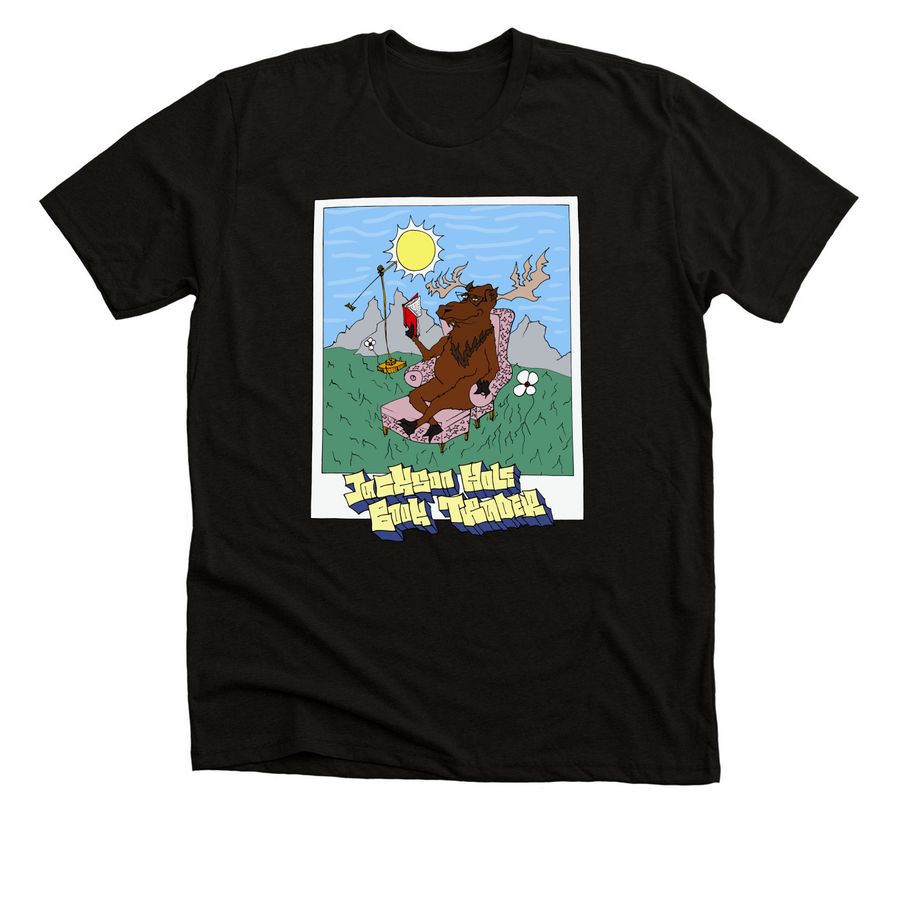 JHBT x Cooper Lavan, a Solid Black Blend Premium Unisex Tee
