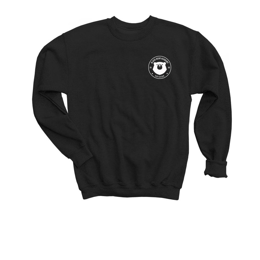 Crewneck - Small Logo (Youth), a Black Youth Crewneck Sweatshirt