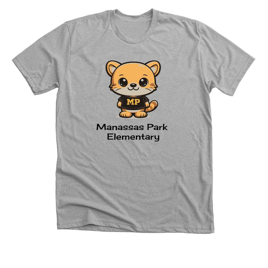 Chibi Style MPES Cougar, a Athletic Heather Premium Unisex Tee
