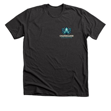 Changemaker Collection, a Dark Grey Heather Premium Unisex Tee
