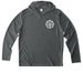 Premium Apparel Merch for LMC, a Dark Smoke Grey UV Performance Long Sleeve Hoodie