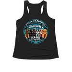 Dock Diving Regionals ?26, a Black Women's Performance Tank (back-view)