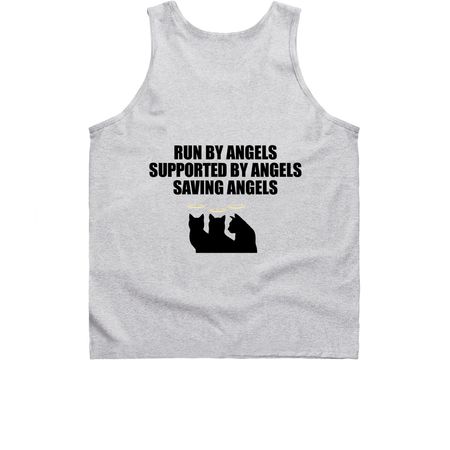 Community Cat Angels, a Sport Grey Classic Unisex Tank Top