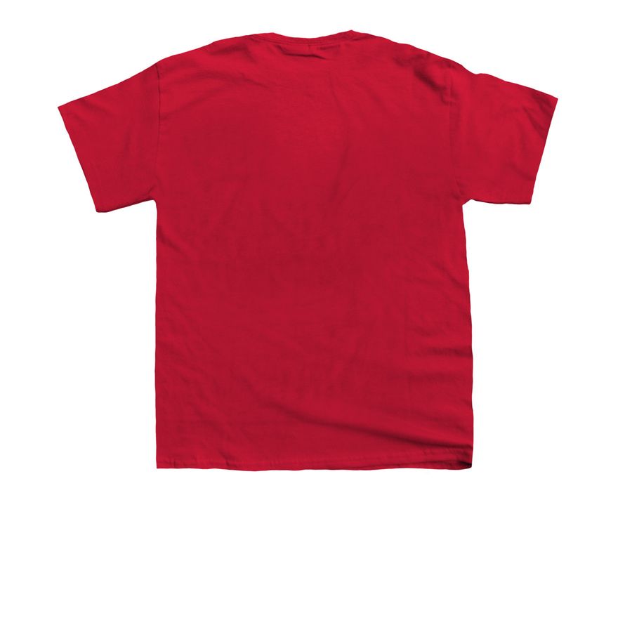 Stepping Stone School Spirit Shirts, a Red Youth Unisex Tee (back-view)