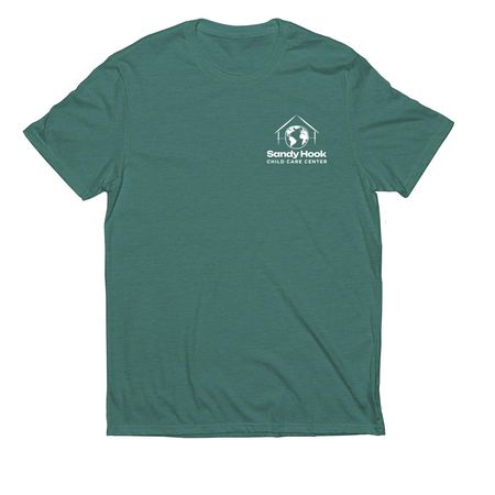 SHCCC - Adult sizes (pocket logo), a Deep Sea Green Allmade Eco Triblend Unisex Tee