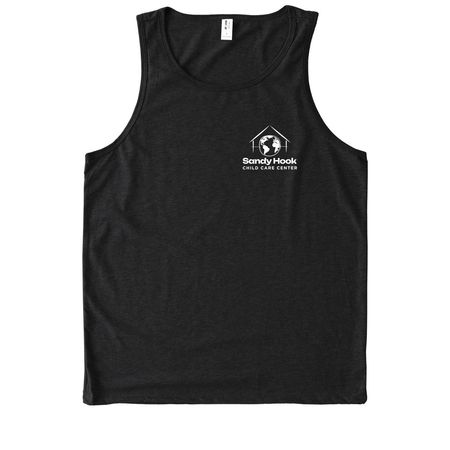 SHCCC - Adult sizes (pocket logo), a Deep Black Allmade Eco Triblend Tank