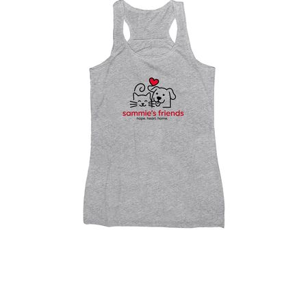 It's summertime, a Athletic Heather Women's Racerback