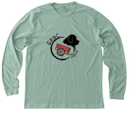 GRNC 2026 Draft Test Merch, a Heather Dusty Blue Premium Long Sleeve Tee