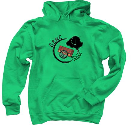 GRNC 2026 Draft Test Merch, a Irish Green Pullover Hoodie