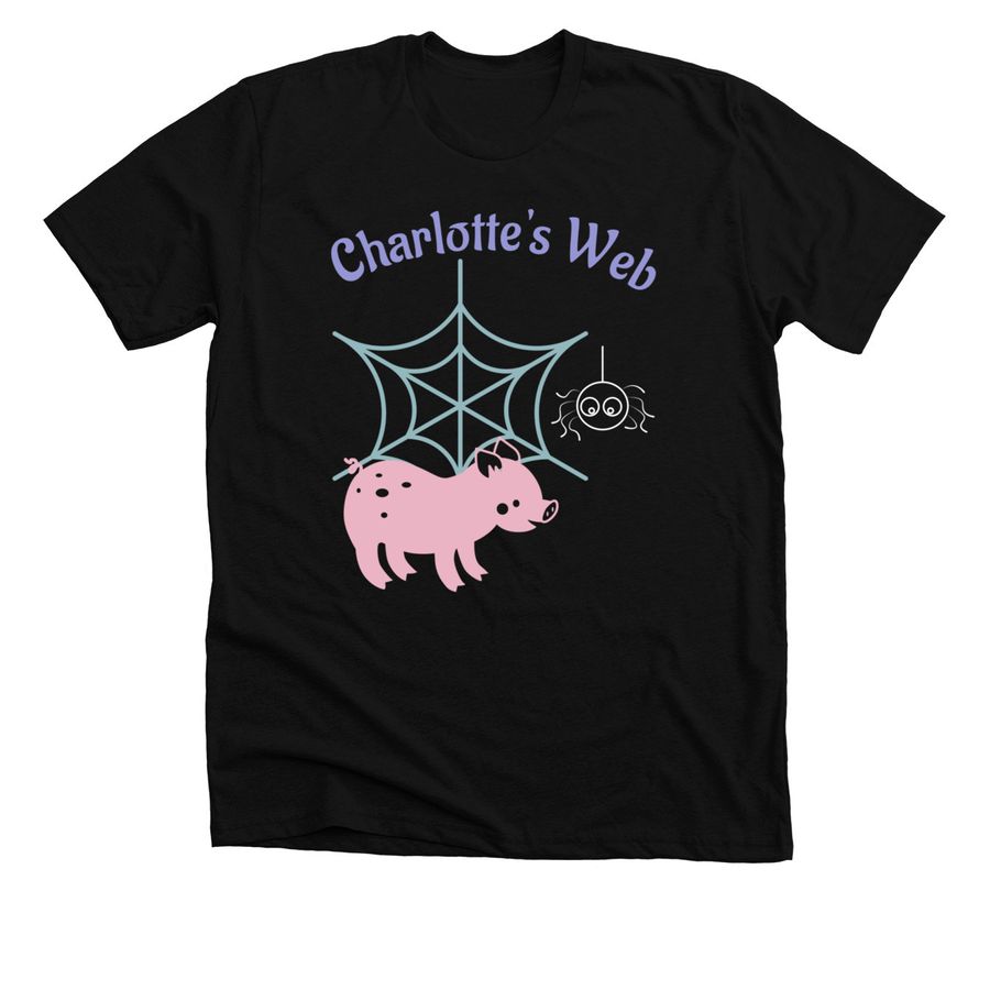 Charlotte's Web presented by Two Roads, a Solid Black Blend Premium Unisex Tee