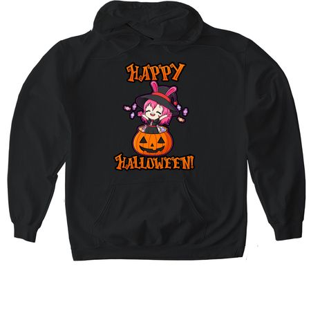 Ichigo Audios ? Halloween Collection 2026, a Black Gildan Softstyle Pullover Hoodie