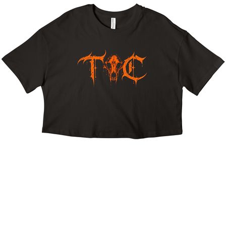 TC Halloween 2, a Black Women?s Cropped Cotton Tee