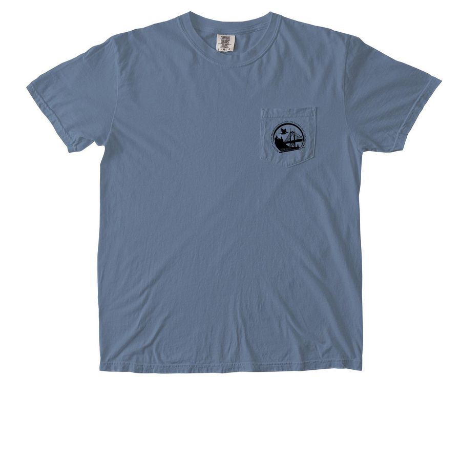Proud Member pocket, a Blue Jean Comfort Colors Pocket Tee