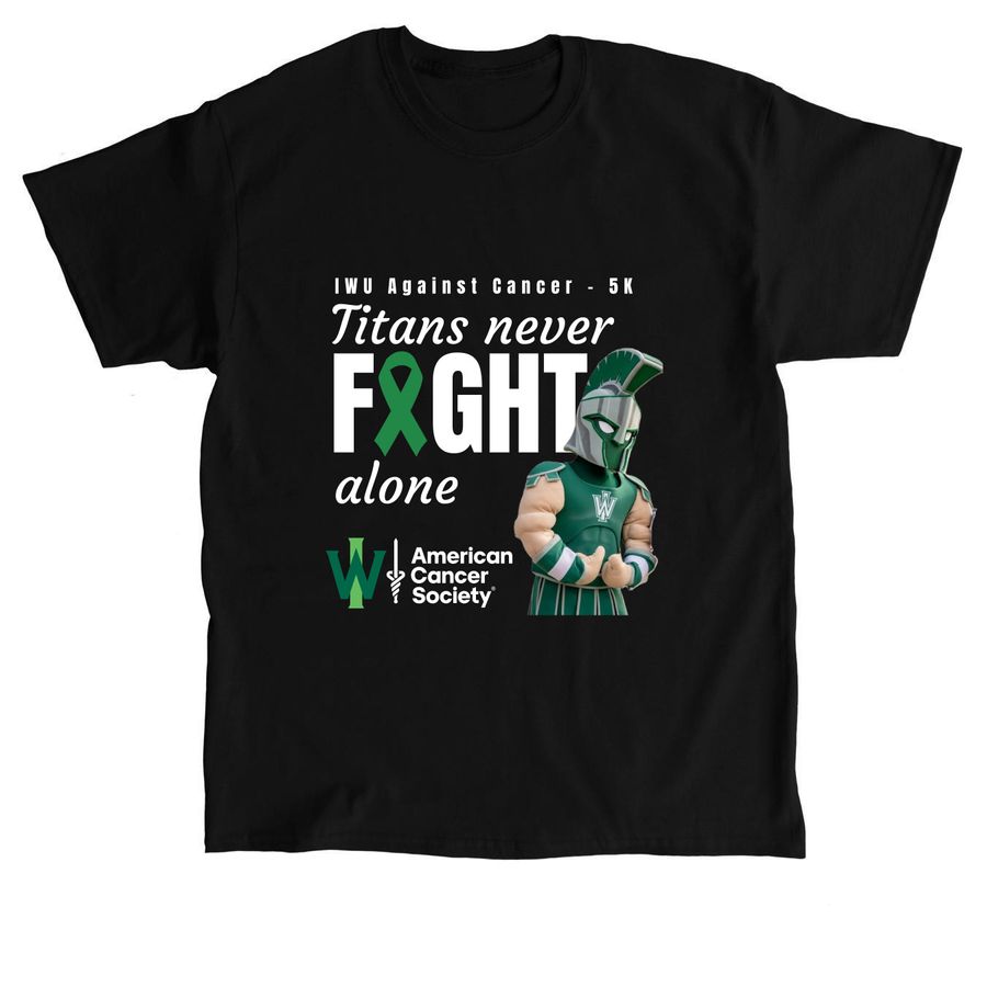 IWU Against Cancer - 5K, a Black Classic Unisex Tee