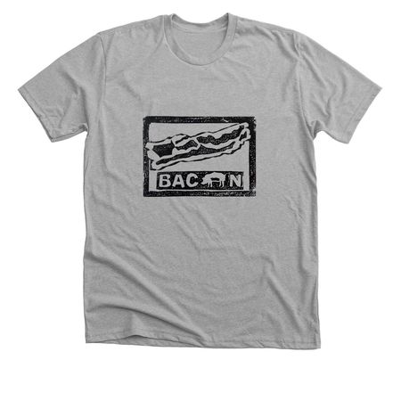 Swinetini's Bacon, a Athletic Heather Premium Unisex Tee