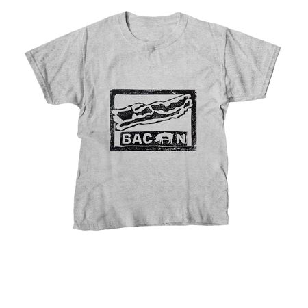 Swinetini's Bacon, a Sport Grey Youth Unisex Tee