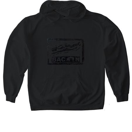 Swinetini's Bacon, a Black Gildan Softstyle Pullover Hoodie