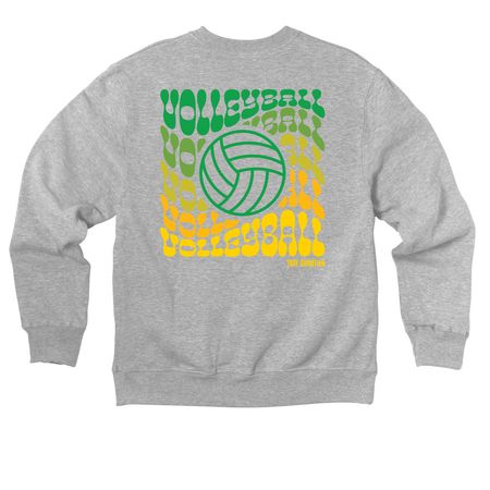 VOLLEYBALL X5, a Athletic Heather Premium Heavyweight Crewneck Sweatshirt