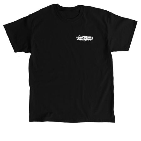 FWTS, a Black Classic Unisex Tee (back-view)