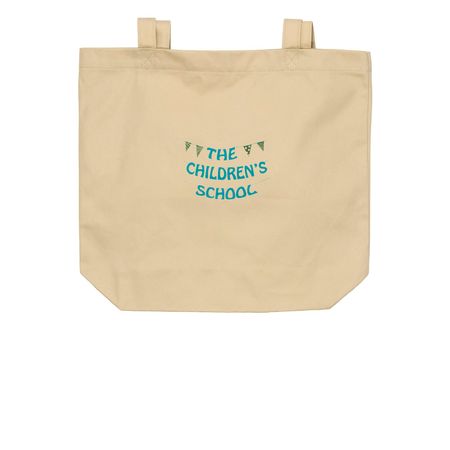 TCS Banner Tote, a Oyster Organic Cotton Tote Bag