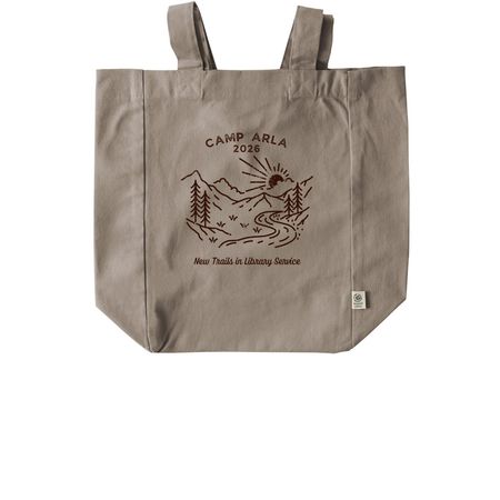 Camp ArLA Totes, a Pumice Recycled Cotton Tote Bag
